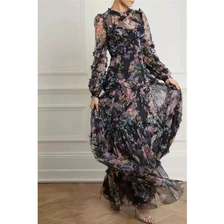 Vestido de fantasía floral