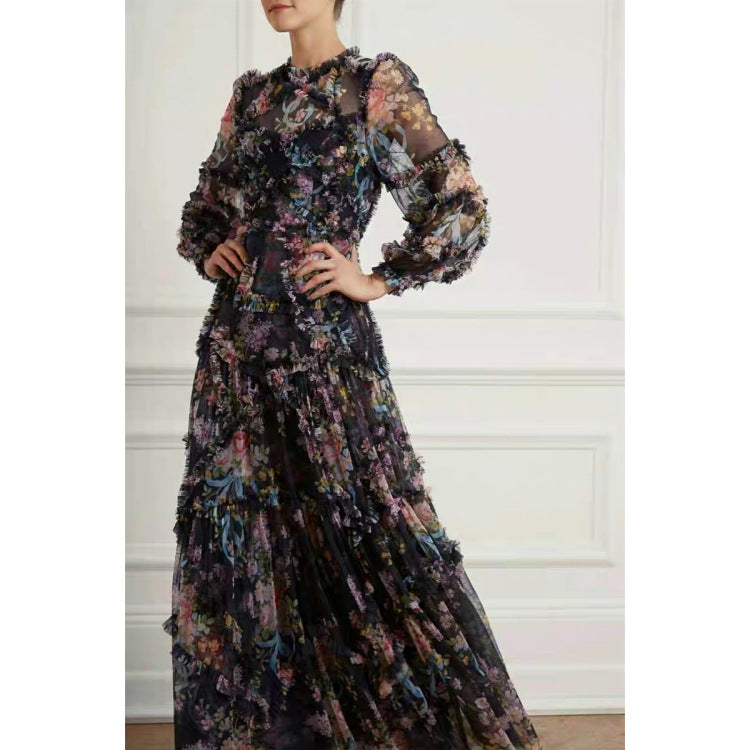 Vestido de fantasía floral