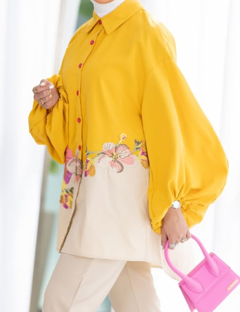 Casual Floral Elegant Blouse