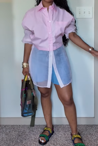 Fab Organza Summer Shirt