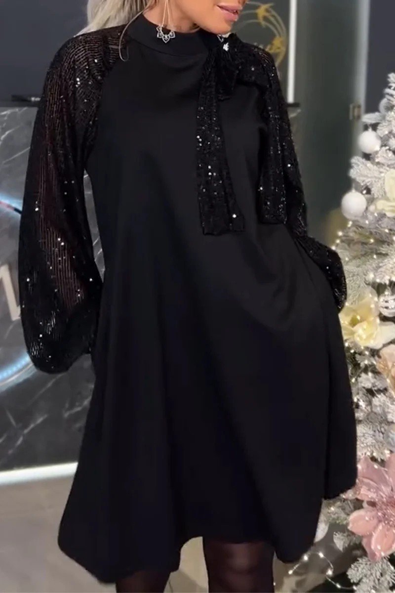 Mini-robe à paillettes éblouissantes