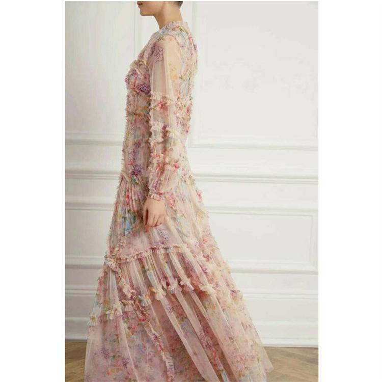 Vestido de fantasía floral