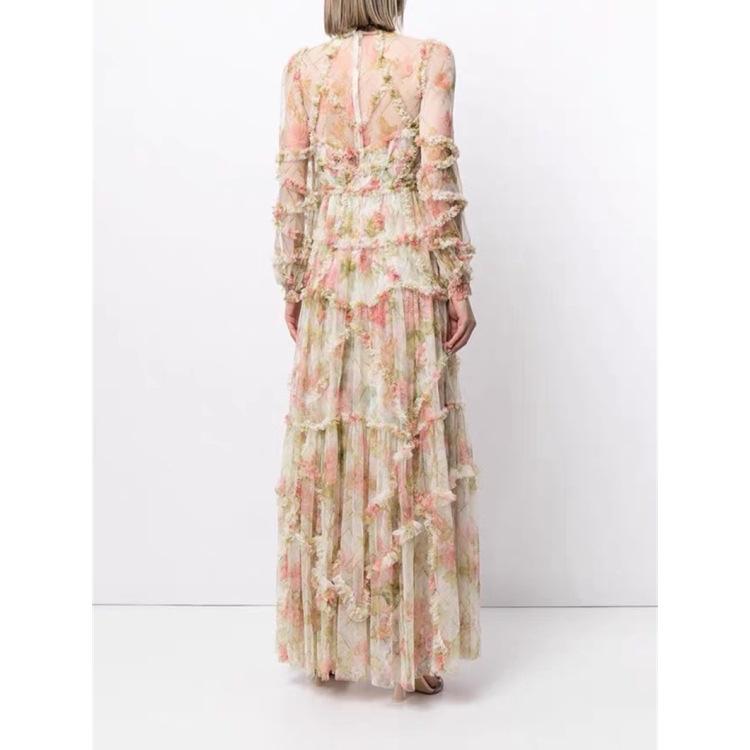 Vestido de fantasía floral