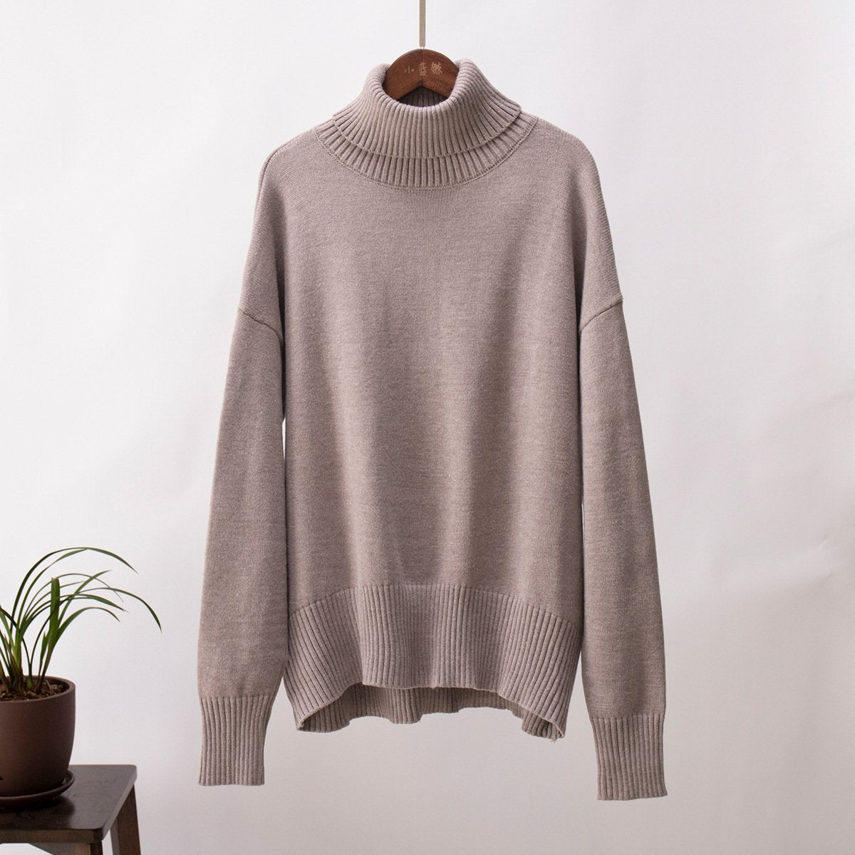 Classic Loose Turtleneck Sweater