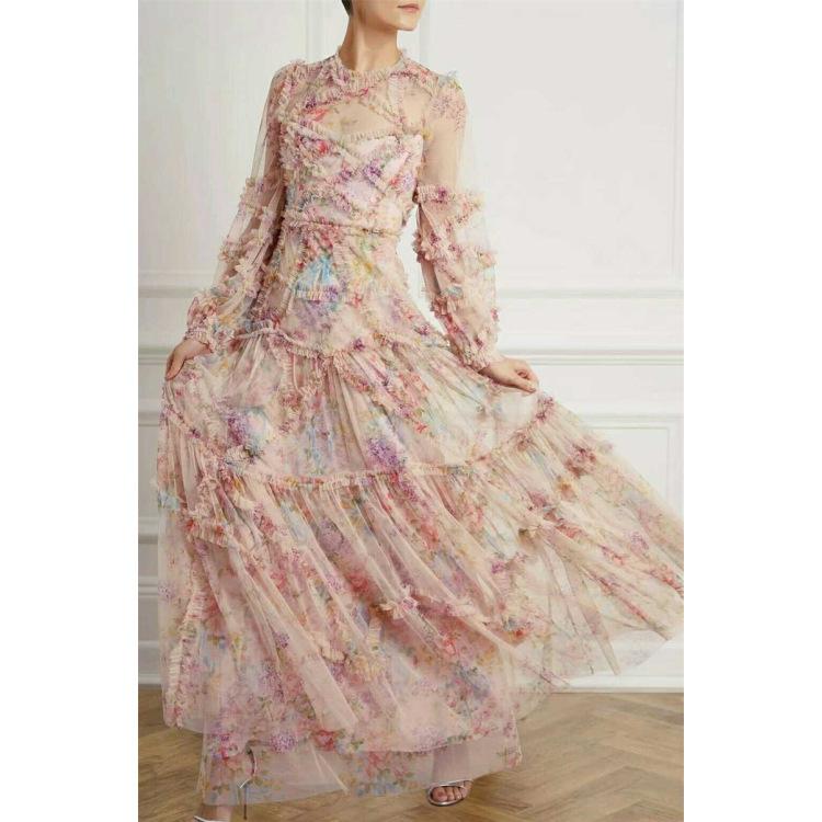 Vestido de fantasía floral