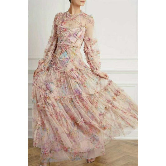 Vestido de fantasía floral