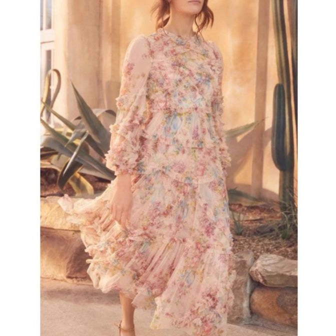 Vestido de fantasía floral