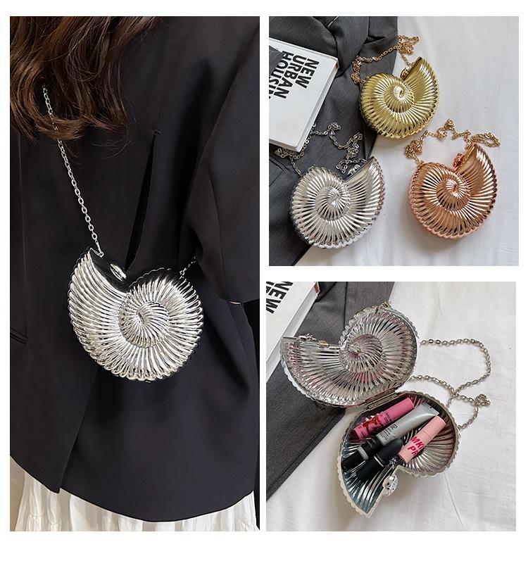 Bolso de caracol de moda