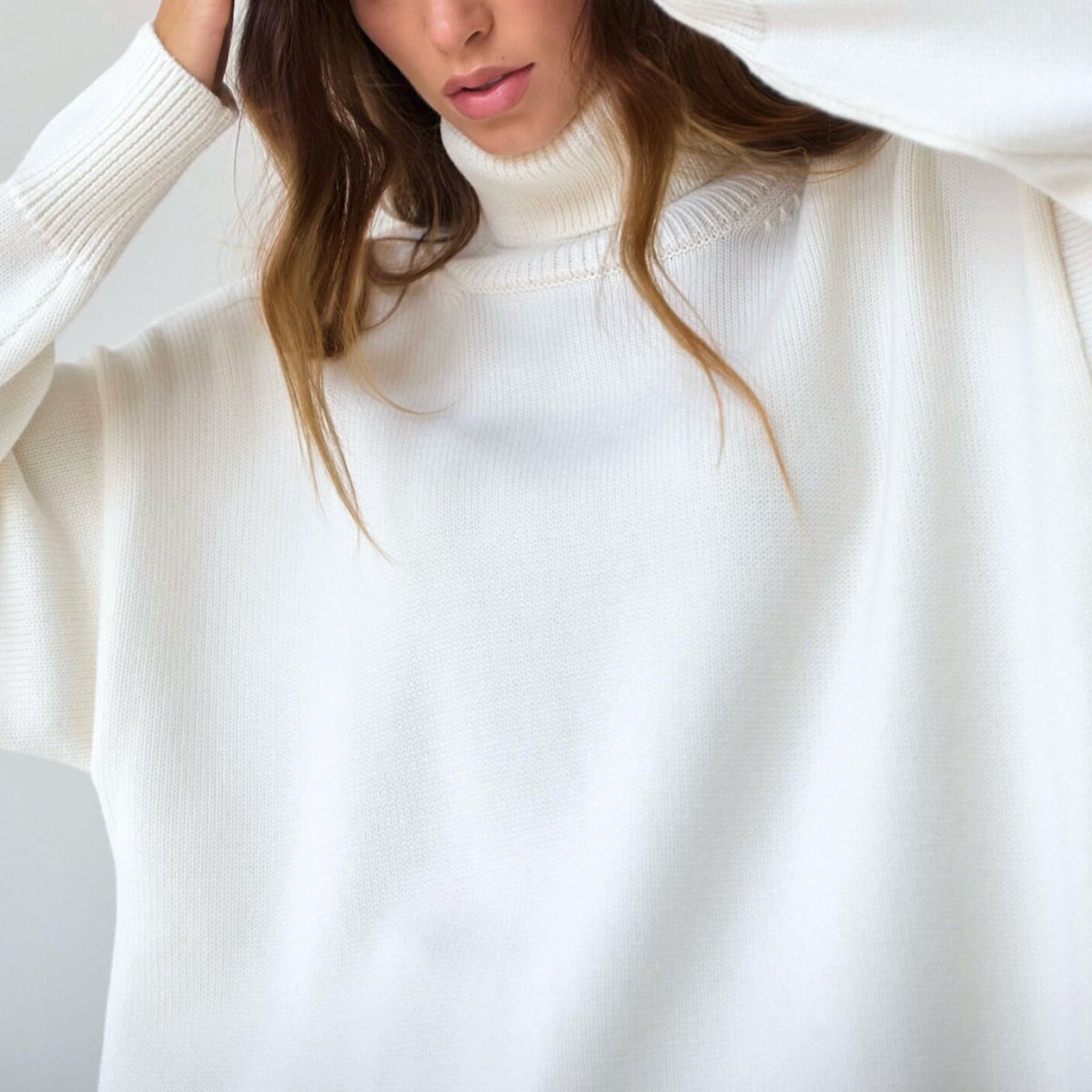 Classic Loose Turtleneck Sweater