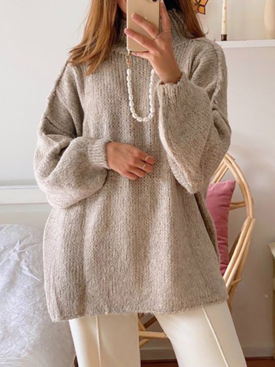 Pull en tricot ample et confortable